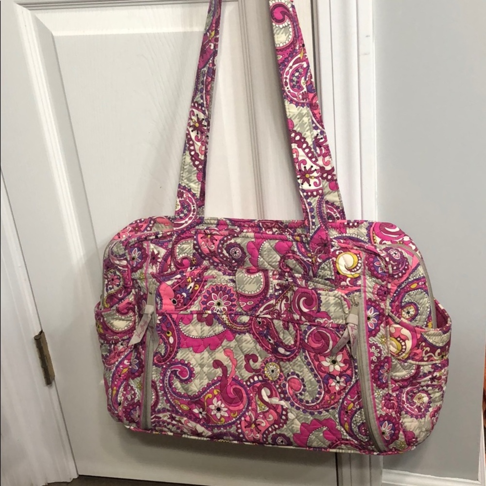 Vera Bradley Paisley Meets Plaid Diaper Bag
